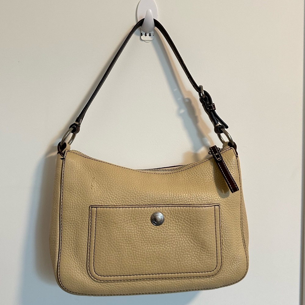 Vintage Coach Pebble leather shoulder bag